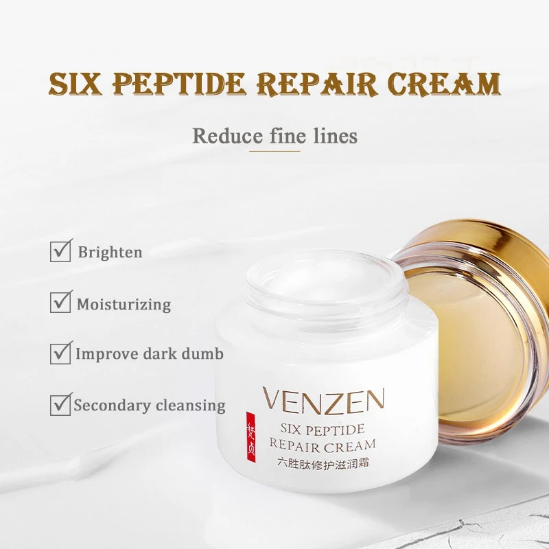 Шести пептидный крем для лица против морщин удаления омолаживающей кожи