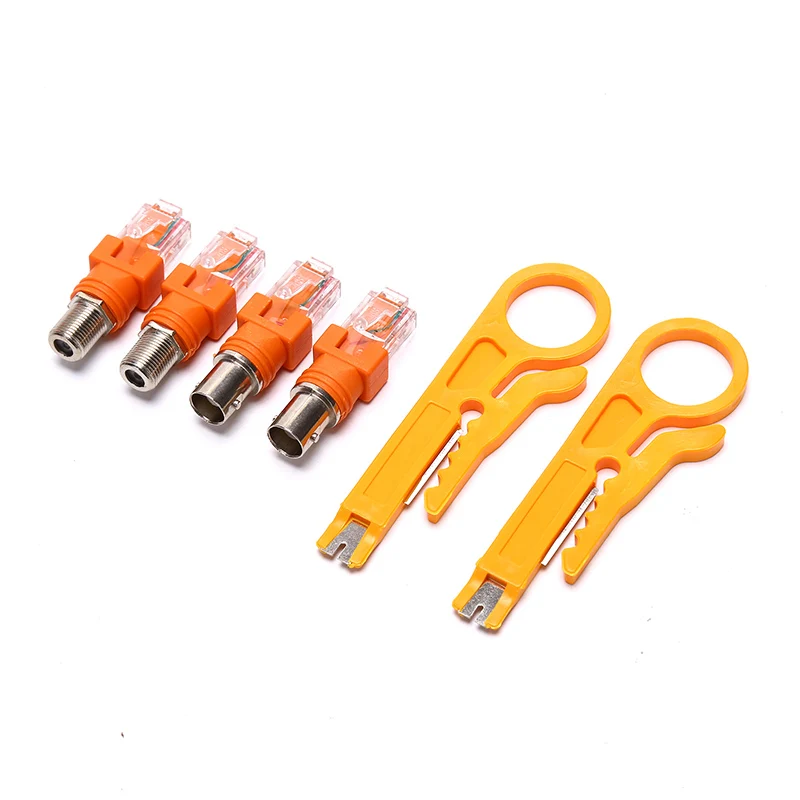 1/2 шт. Мужской коаксиальный бочонок типа F RJ45 | Строительство и ремонт