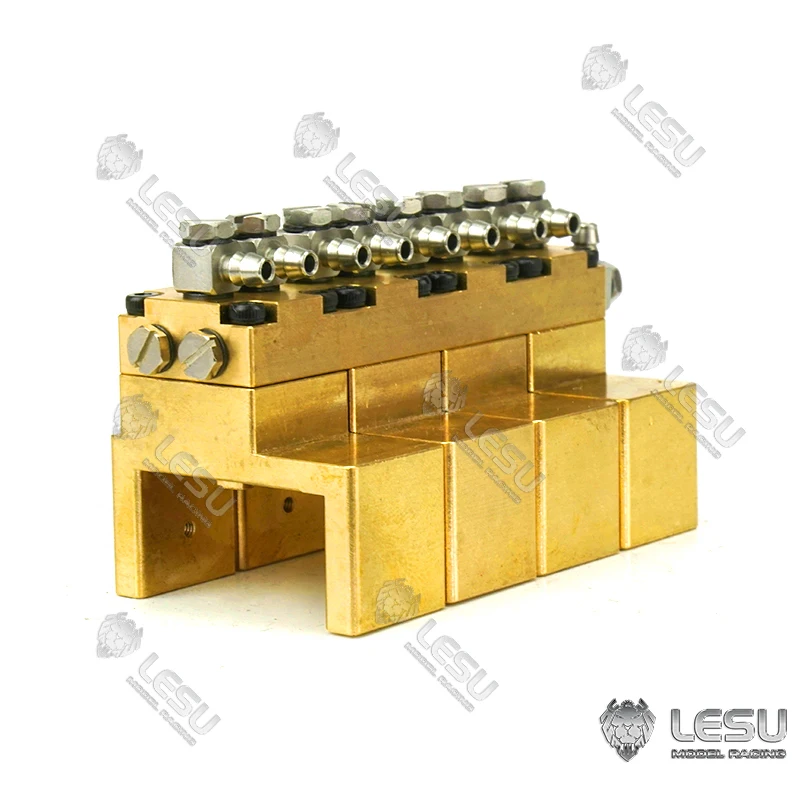 

4CH LESU Metal Hydraulic Reversing Valve for 1/14 RC Dumper Truck Excavator