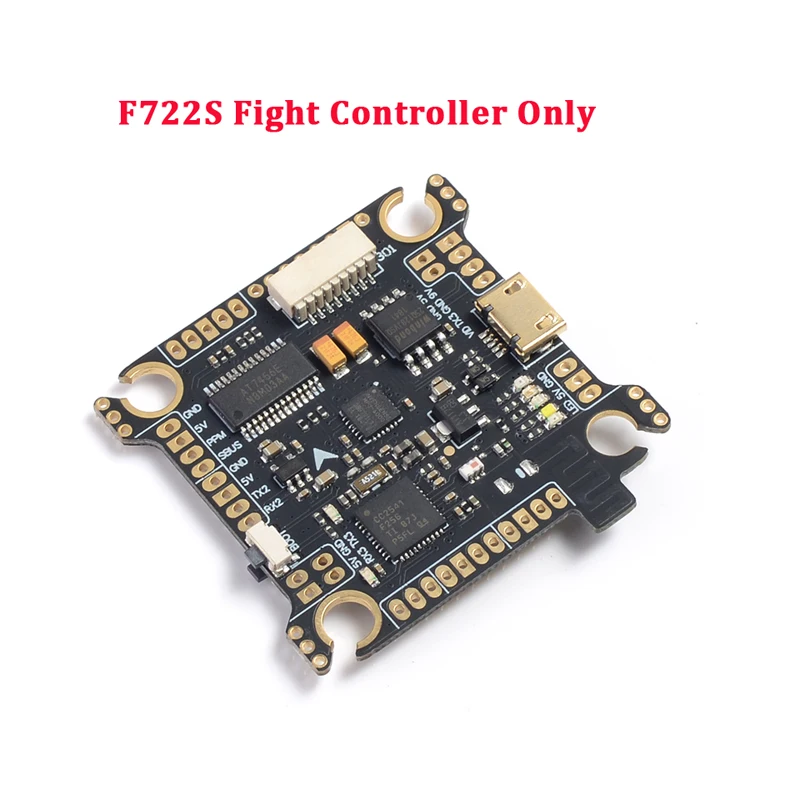 F722S FC Only Diatone MAMBA F405 Mini MK2/F722/F722S Betaflight Полетный контроллер и F40 40A/F25 50A бесщеточный ESC для радиоуправляемого дрона запчасти - Цвет: F722S FC Only