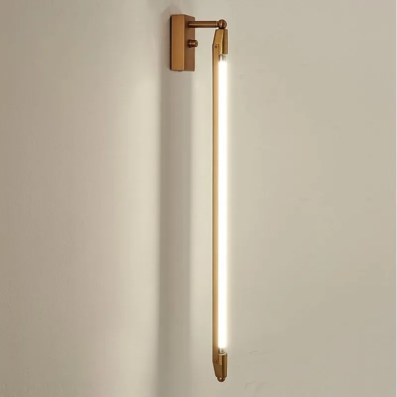 Простой Регулируемый вращающийся светодиодный настенный светильник