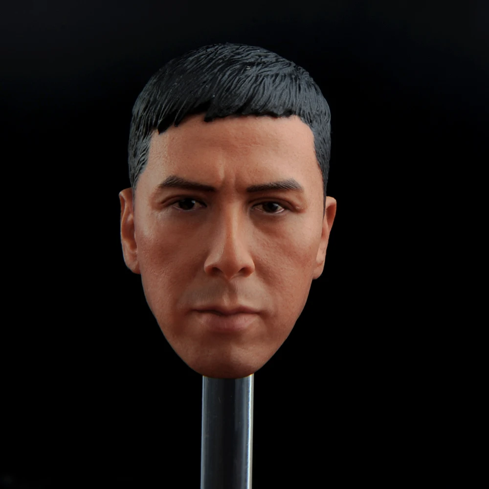 

In Stock For Sale 1/6 China Star Donnie Yen Male Head Carving Model Toy 12'' Male Action Figure