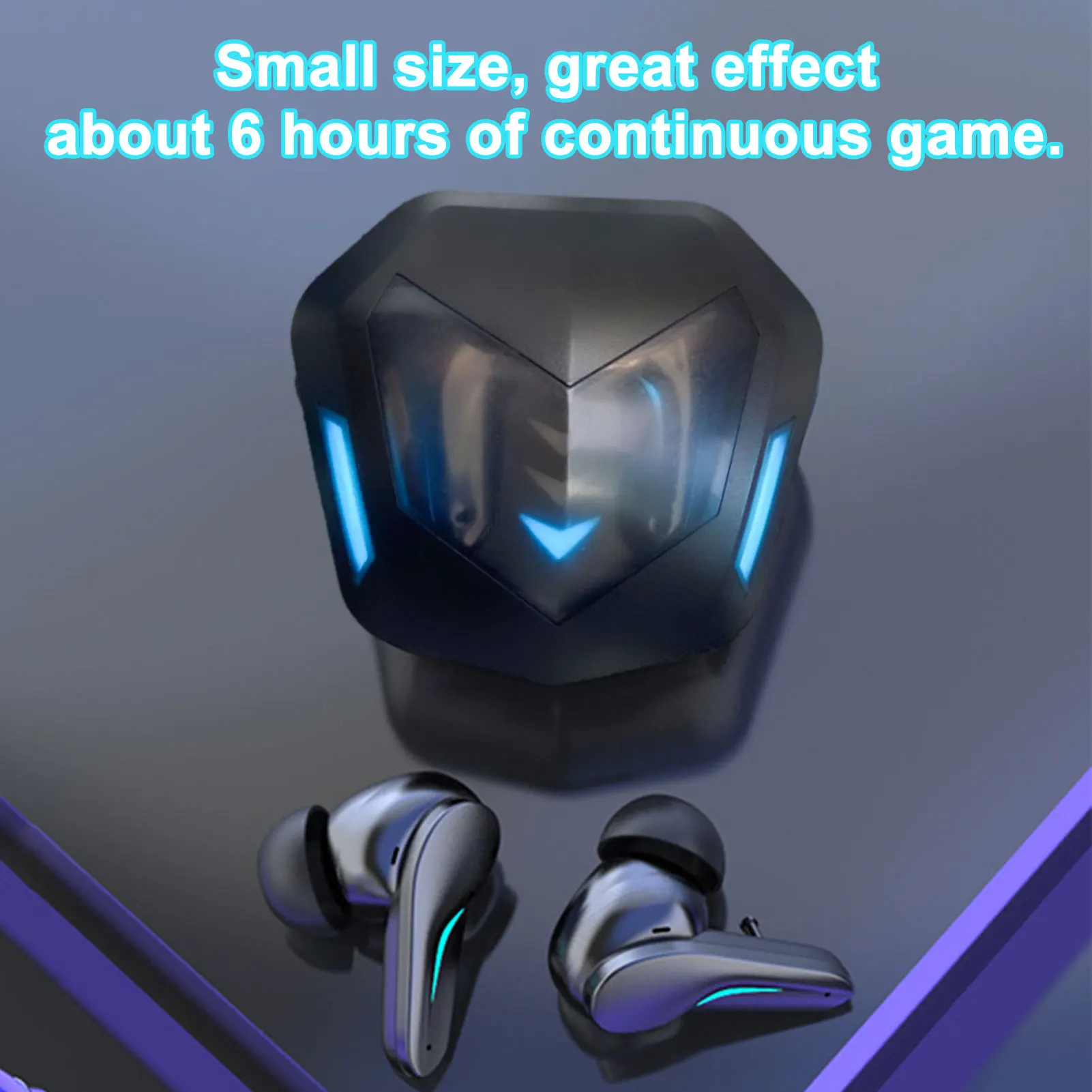 

New TWS Bluetooth Gaming Headset Low Latency Wireless Touch Earphone Dual-mode Dual-decoding Noise Reduction Stereo Earbuds Hot