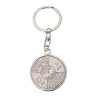 Брелок для ключей с вечным календарем 50 лет, уникальный женский подарок, металлический брелок, подарок, инструмент для кемпинга и пешего туризма, цинковый сплав