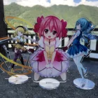 Аниме Puella Magi Madoka Magica Kaname Madoka Akemi Homura Miki Sayaka модель табличка Коллекционная настольная игрушка