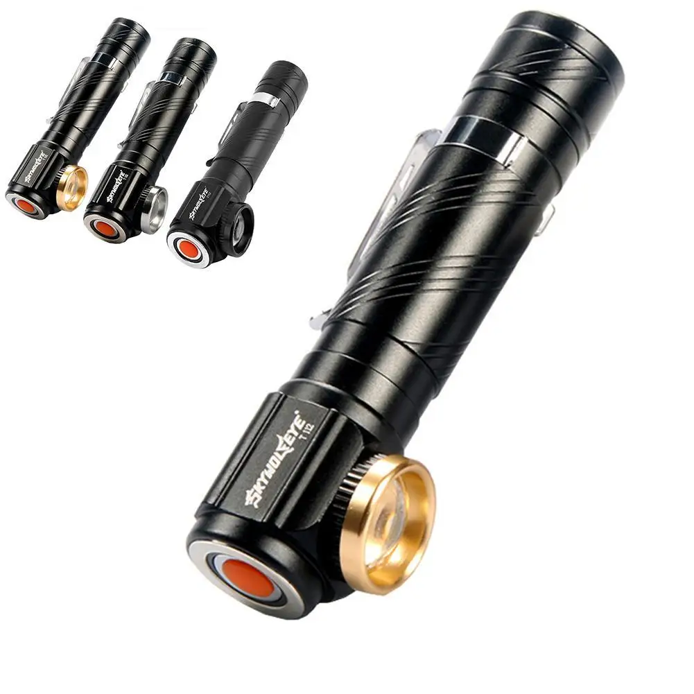 Высокоэффективный перезаряжаемый фонарик супер яркий фонарь магнит встроенный