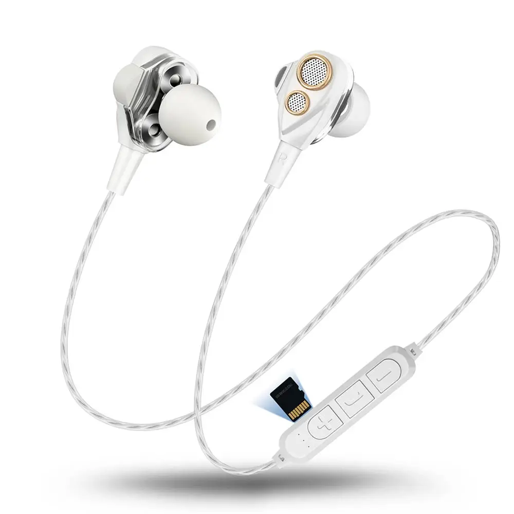 Беспроводные Bluetooth наушники четыре громкоговорителя спортивные bluetooth стерео