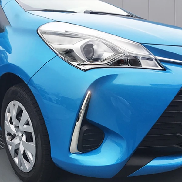 Хромированная передняя противотуманная фара для Toyota Yaris Vitz 2017 2018 аксессуары