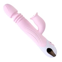 vibrating spear variable frequency massager dildo vibrator telescopic sex toy for woman g spot clitoris stimulate difunctional