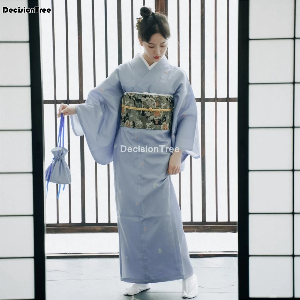 

2022 japanese kimono dress yukata pajamas for women cosplay sleepwear japan style clothing vintage daily geisha kimono robe