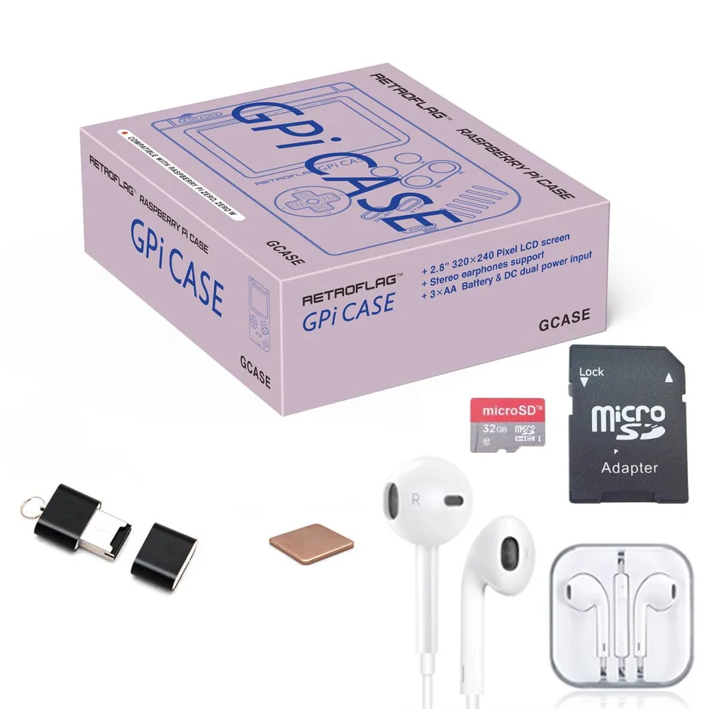 Bundle 5 Retroflag GPi Чехол комплект с 32G Micro SD карты для Raspberry Pi Zero/Zero W - Цвет: Bundle 5