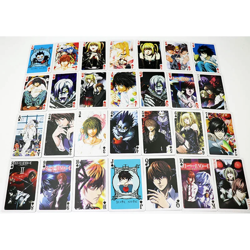 

Death Anime Note Toys Poker Collection Playing Cards Toy Party Board Game For Kids Gifts