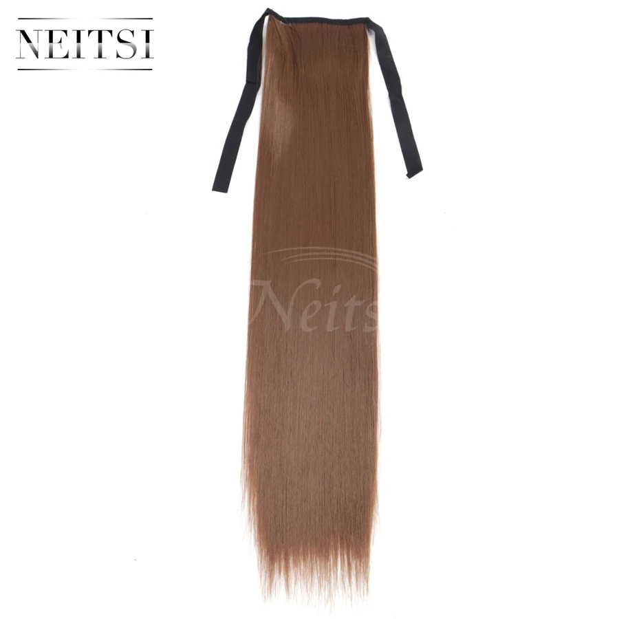 Neitsi 22 ''синтетические прямые длинные заколки для конского хвоста кулиска