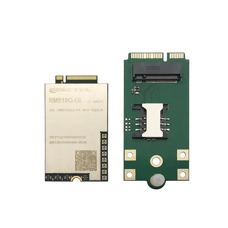 Новый модуль Quectel RM510Q-GL 5G NR sub-6 ГГц mmWave M.2 MIMO RM510QGLAA-M20-SGASA с адаптером MINI PCIe USB Type C