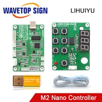 wavetopsign lihuiyu m2 nano laser controller mother main boardcontrol panel dongle b system engraver cutter diy 3020 3040 k40