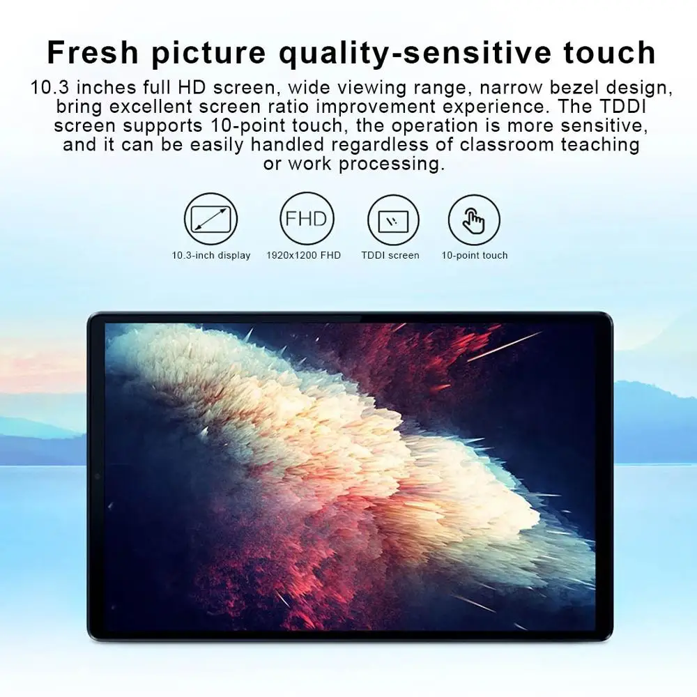 Планшет Lenovo Tab M10 Plus на Android 10 3 восемь ядер экран 9 0 дюйма 4 Гб + 64 ГБ | Компьютеры и