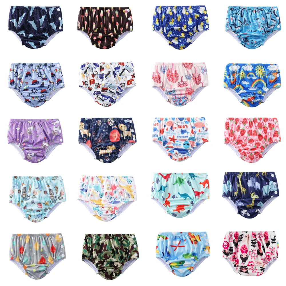 Babyland Swim Diaper 1PC Waterproof Cloth Diapers Swimwear for Kids Pool Pant Swimming Lessons/Holiday Fit For Baby From 3--15kg | Мать и