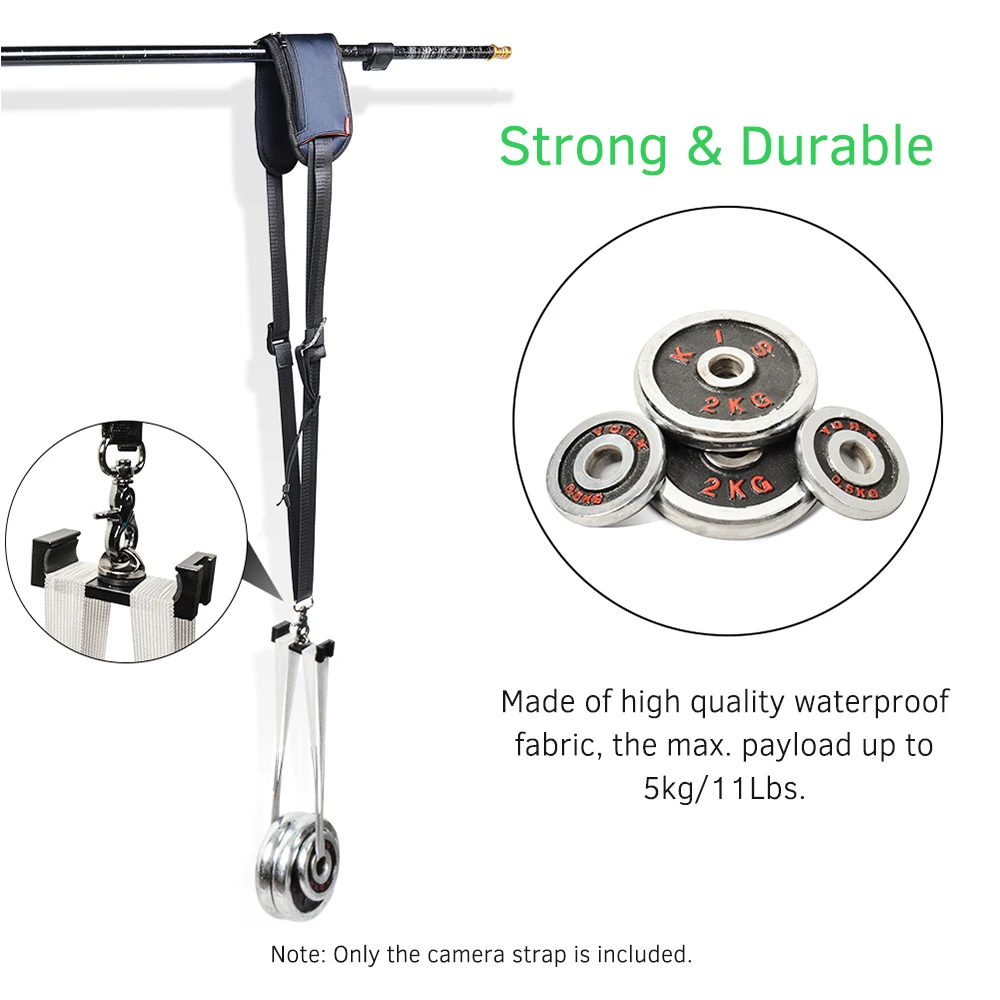 Ремень CADeN для камеры плечевой шейный ремень длинный с карманами аксессуаров