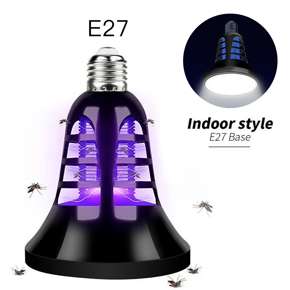 110V ~ 220V светодиодный противомоскитная лампа E27 Светодиодная для дома светильник