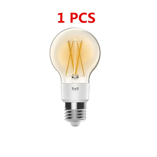 1 PCS Новейший Xiaomi Yeelight умный светодиодный лампочка накаливания E27 Регулируемая яркость энергосберегающая умная лампочка для Mijia APP Apple Homekit - Цвет: 1 PCS