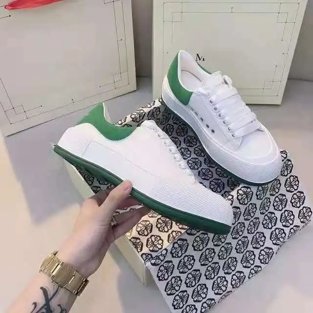 

Designer Alexander Canvas Shoes for Women The early spring 2021 Milan Women Sneakers Vulcanize Shoes Tenis Zapatos Mujer