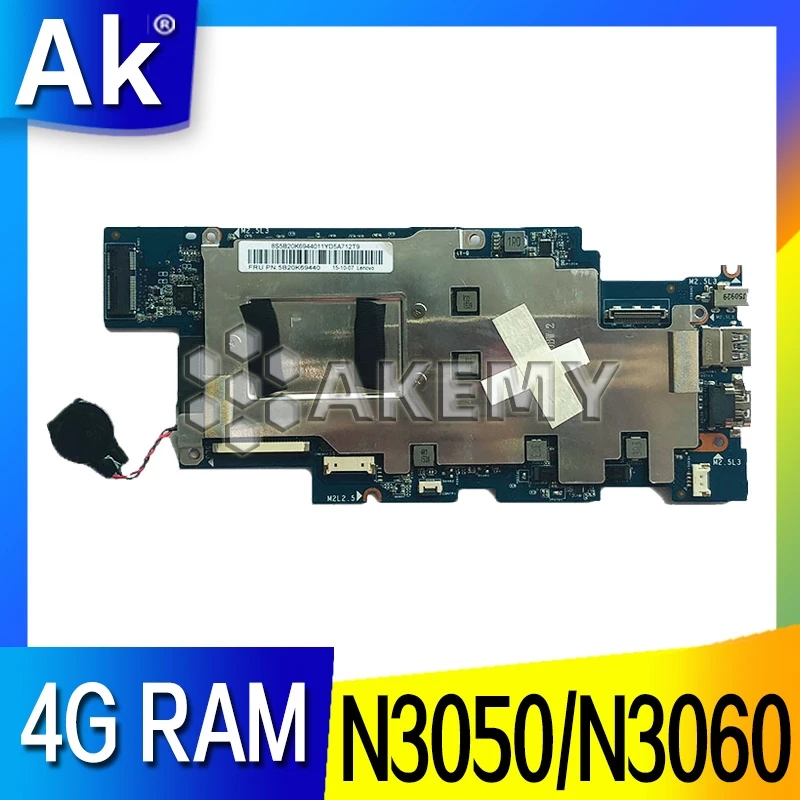 Подходит для For Lenovo 100S 14IBR материнская плата ноутбука процессор N3050/N3060 4 Гб ОЗУ 100%