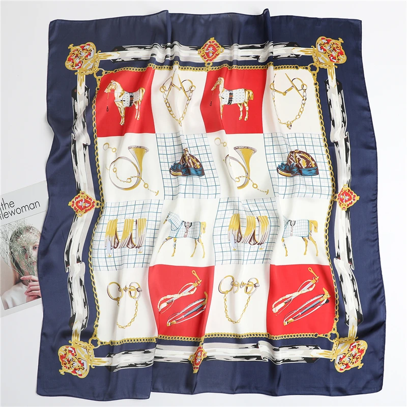 Фото 2021 Summer Square Scarf Big Size Hair Neckerchief Hajabs Head Wraps Bandana Accessories Fashion Female Scarves New 2021 Summer Square Scarf Big Size Hair Neckerchief Hajabs Head Wraps Bandana Accessories Fashion Female Scarves New