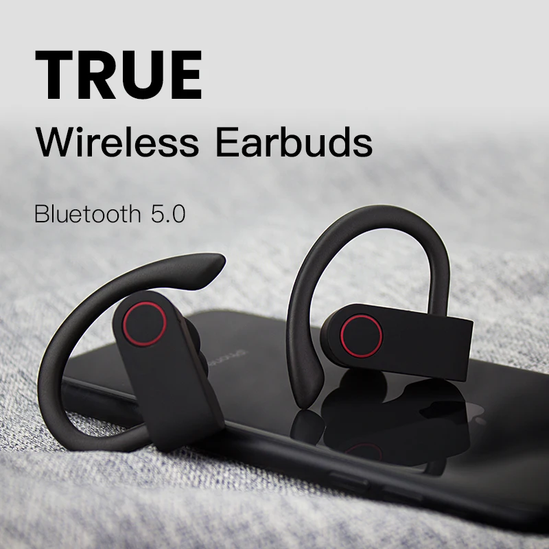 IONCT Спортивные Bluetooth наушники настоящие беспроводные 8 часов музыка bluetooth 5 0 A9 TWS