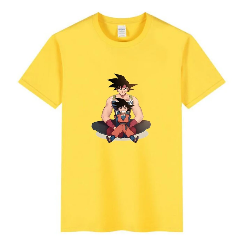 

Summer new popular dragon ball cartoon theme T-shirt 2021 fashion sports short-sleeved tops boys and girls trendy T-shirts