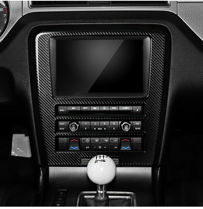 TPIC Автомобиль Стайлинг Для Ford Mustang 2009-2013 внутреннее покрытие автомобиля стикер отделка центр управления CD панель украшения авто аксессуары