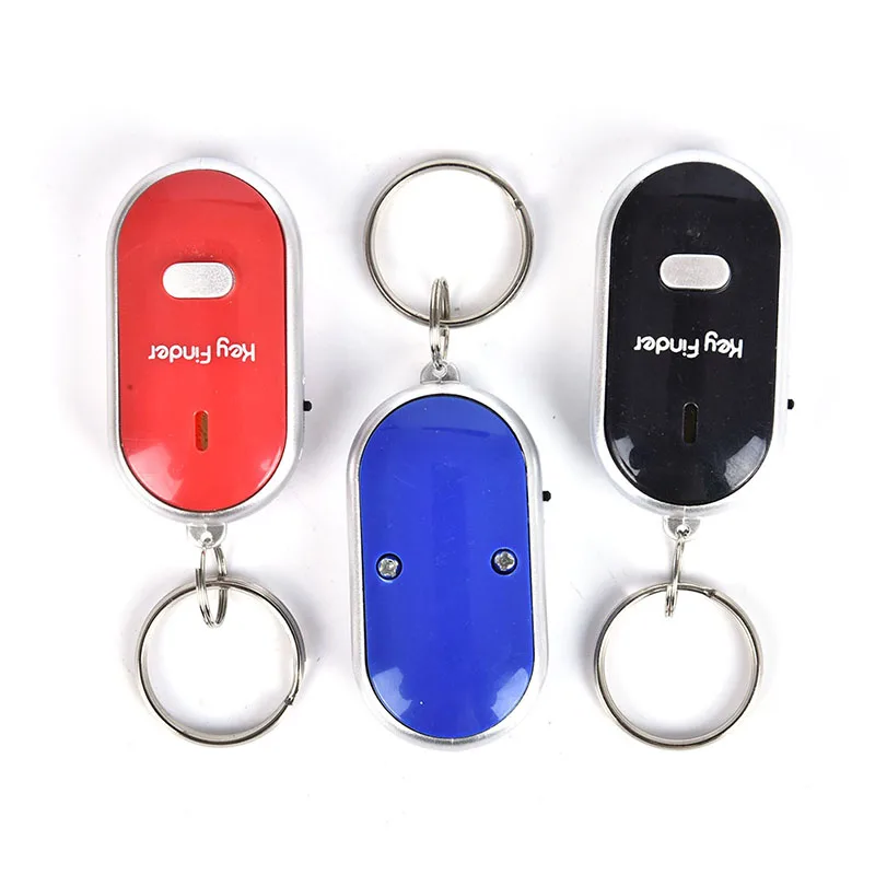 Smart Keyring Whistle Keychain Tracker Anti-Lost Finder Sound Control LED Key | Электроника