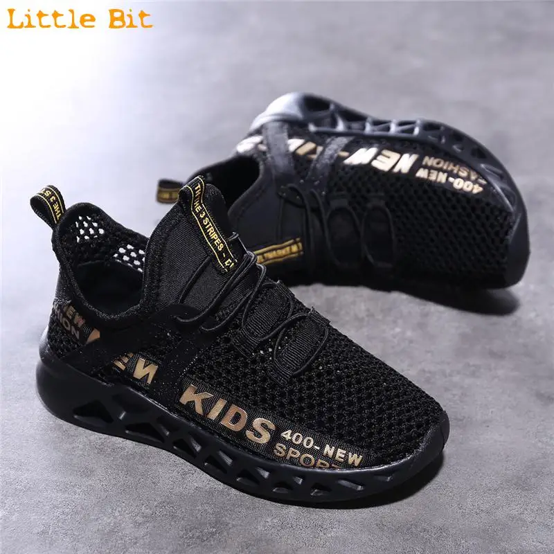

2021 Springtime New Style Children Shoes Boys Girls Sport Breathable Infant Sneakers Non-slip Casual Kids
