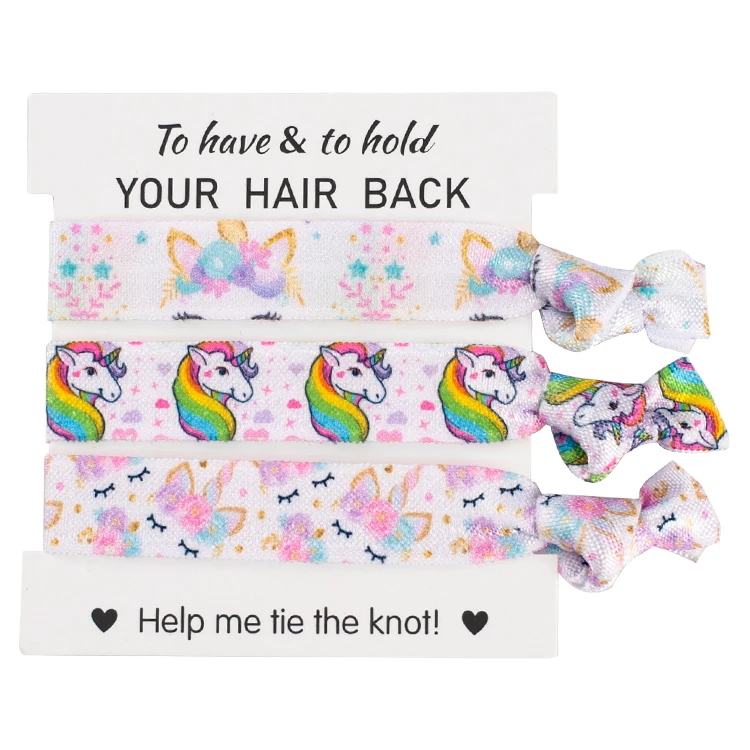 Складная эластичная повязка для волос завязка ленточный браслет держатель