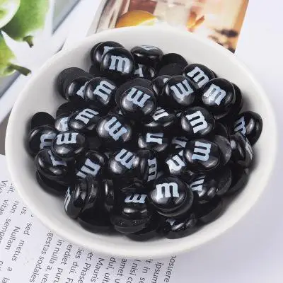 М бусины амулеты слизи DIY Ручная шпатлевка Slijm светильник Пластилин игра тесто Lizun слизи пушистый наполнитель Полимерная глина аксессуары для детей - Цвет: 5Pcs Black