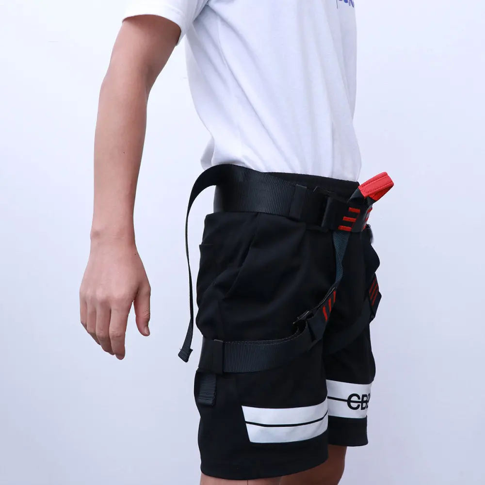 

Outdoor Camping Climbing Safety Harness Seat Belts Sitting Climbing Rappelling Tool (Black)