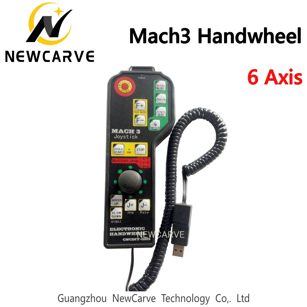 CNC 6 Axis Mach3 ручной пульт дистанционного управления ручка подвеска с USB DSP JOG кодер для маршрутизатора с ЧПУ