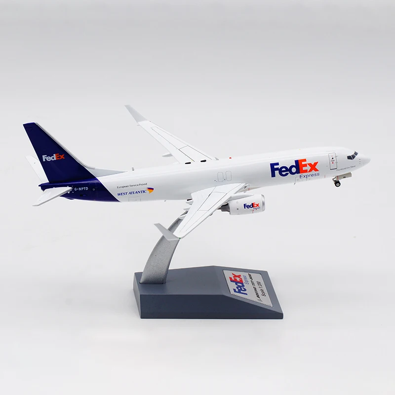 

1:200 FedEx Cargo Airlines B737-800 G-NPTD Planes Model Airplanes Alloy Diecast Aircraft Plane Toy F Collectible Collection Gift