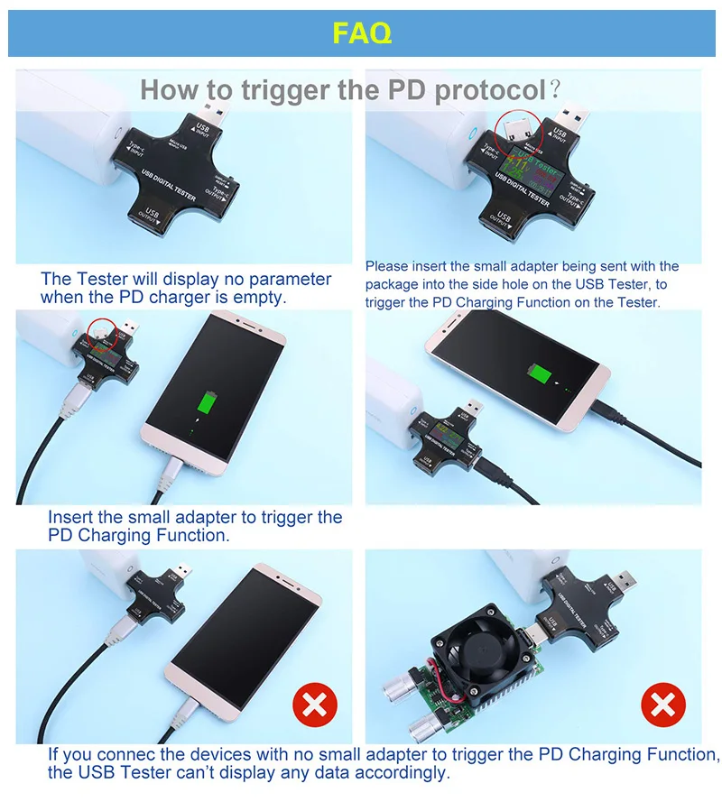 12 в 1 IPS USB Тестер DC Цифровой вольтметр напряжение ток тип с PD измеритель Амперметр