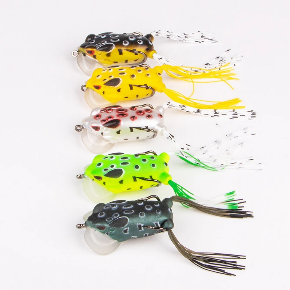 

Fishing Lures 5 Colors High Quality Bionic Lure for Fishing Thickened Silicone Simulated Toad Fish Bait Fishing Accessories