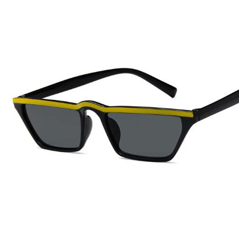 Узкие узкие солнцезащитные очки в оправе кошачий глаз 2020 модные дизайнерские