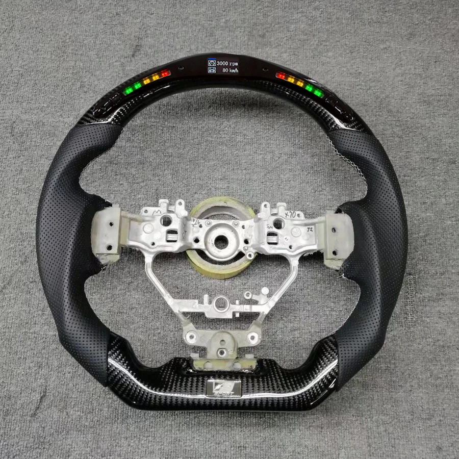 

Sports LED Steering Wheel 100% Carbon Fiber Steering Wheel Fit For Lexus IS