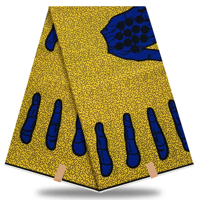 Новинка 2021 африканская ткань из натурального воска Анкары нигерийская с принтом