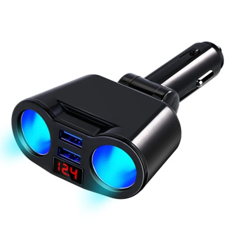 

Разветвитель автомобильного прикуривателя, 2 USB-порта, 12 В