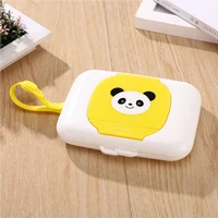 portable baby wipes case wet wipe box dispenser for stroller travel wipe case whit rope lid tissue dispenser storage holder