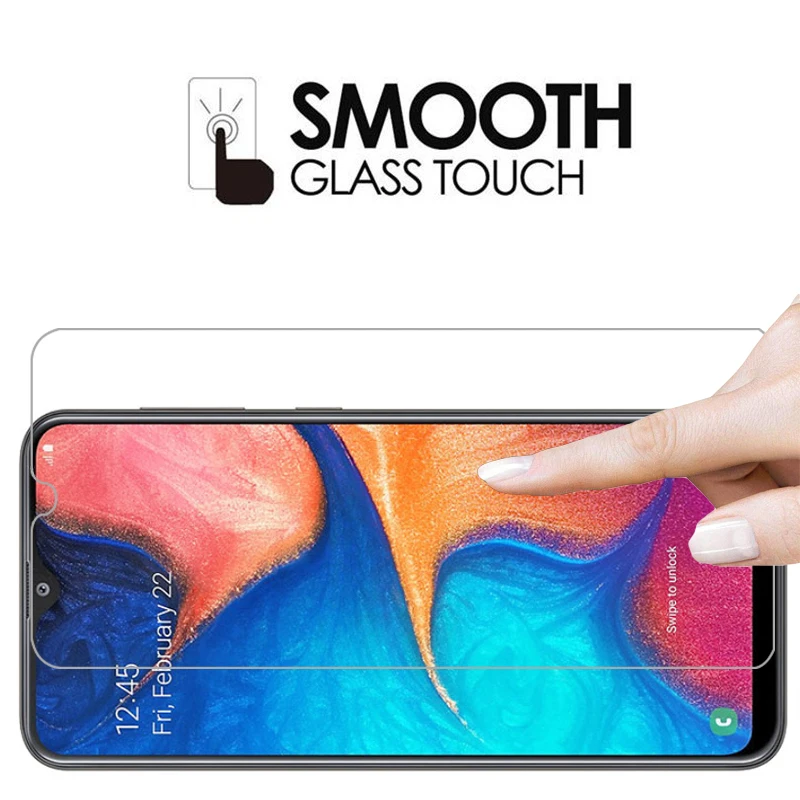 Чехол для samsung a20 чехол из закаленного стекла Защита экрана galaxy a 20 20a 6 4 защитный
