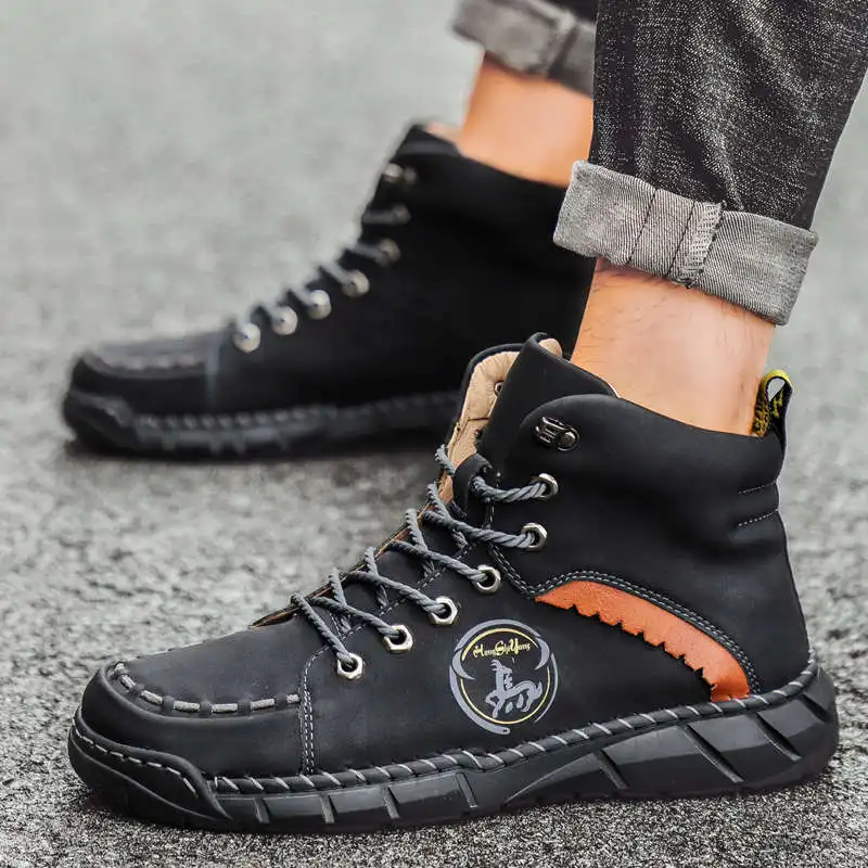 

33-42 Cheap Man Sports Thickening Sneakers Without Laces Man Moccasin Men's Running Sport Shoes Running Shoes For Men Tennis