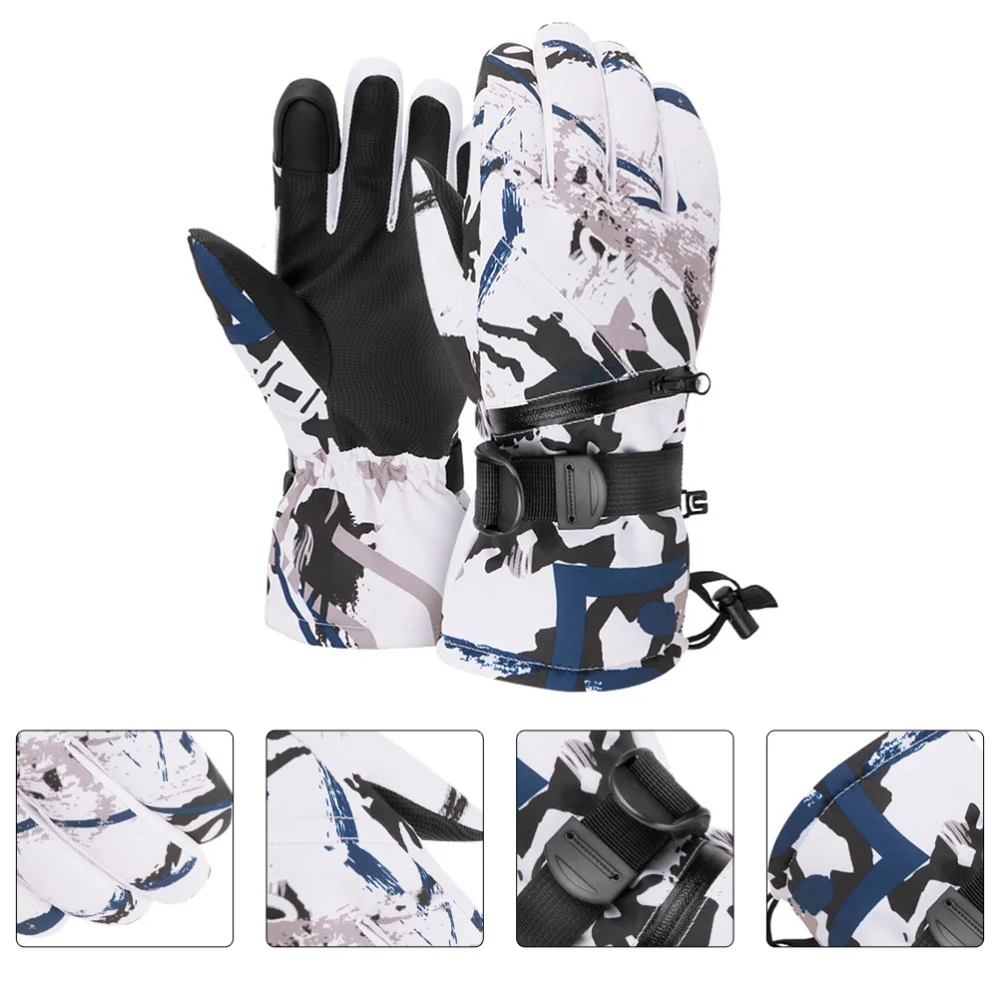 

1 Pair of Outdoor Windproof Anti-Skid Skiing Winter Riding