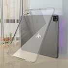 Чехол для iPad Pro 12,9, 11, 2021, силикон, ультратонкий, прозрачный, ТПУ