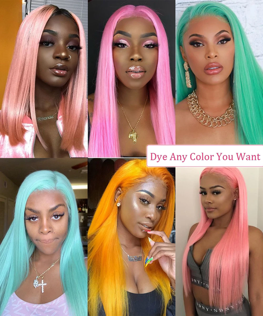 

613 Honey Blonde Lace Front Human Hair Wig 30 inch Middle Part Brazilian Straight Blonde Lace Front Wig For Black Women Remy