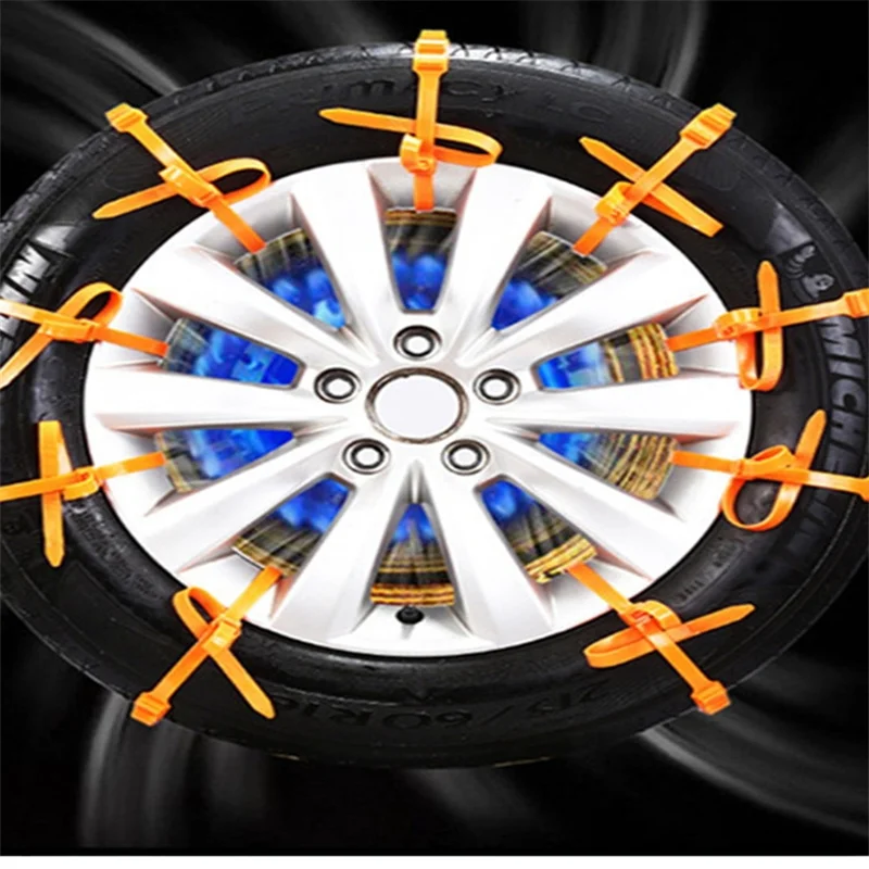 Цепь для автомобильных шин 10 шт. противоскользящая цепь снега цепи внедорожников